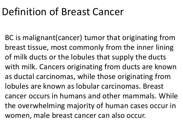definition of breast cancer See through thumbs